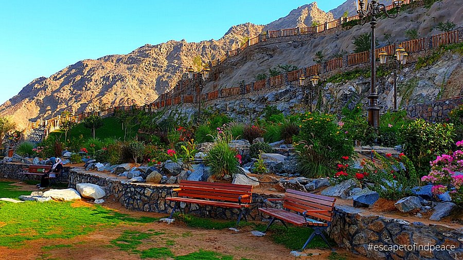 شواء بجانب شلالات خورفكان