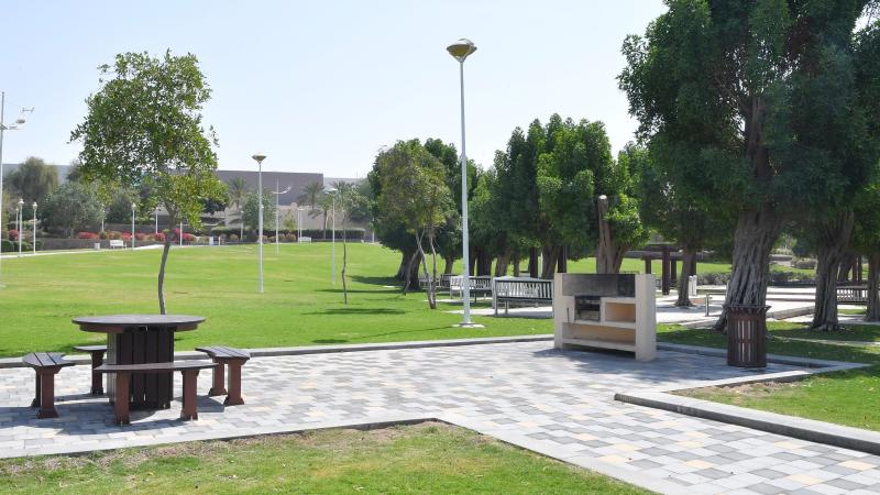 شواء عائلي في منتزه المنتزه