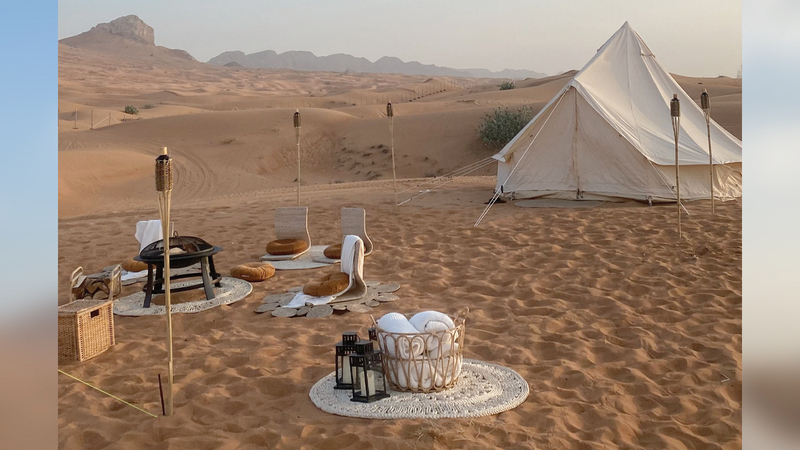 شواء في صحراء البداير